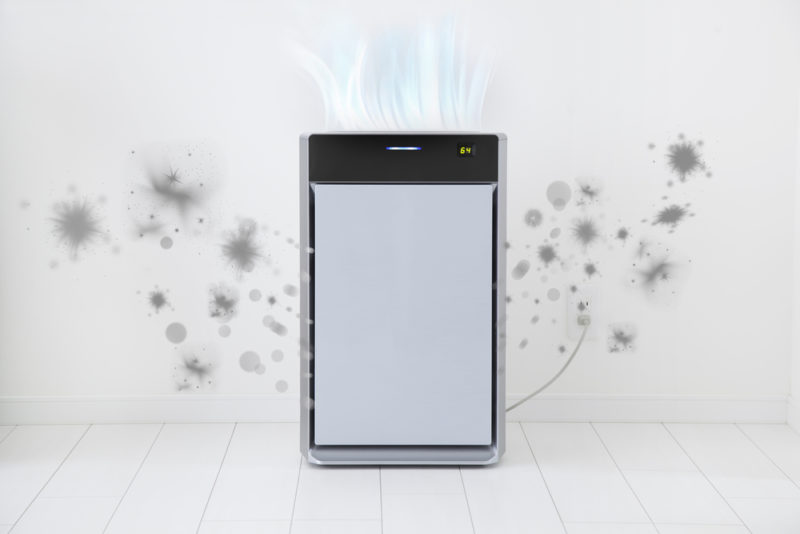 Air purifier, purifying air in the home 